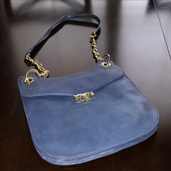 Tory Burch Handbags - ✨Tory Burch Blue Crossbody✨